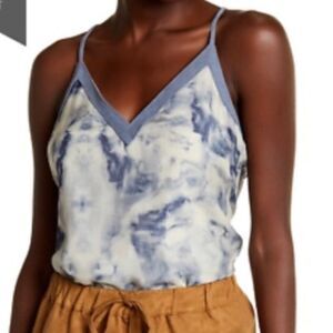 AS by DF Black Nights Silk Tie Dye Cami Tank Top M